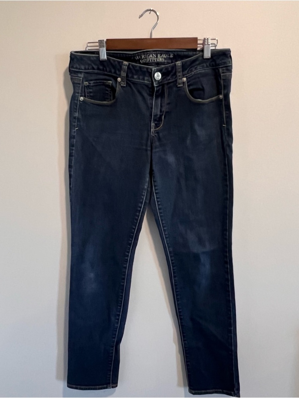 American Eagle Outfitters Women's Navy Skinny Jeans